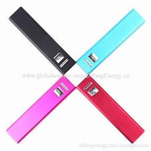 Most favorable square qi power bank, Samsung 18650 brand 2,600mAh portable power bank